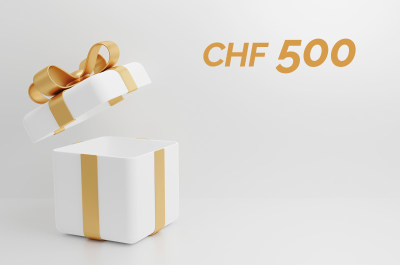 CHF 500 value voucher