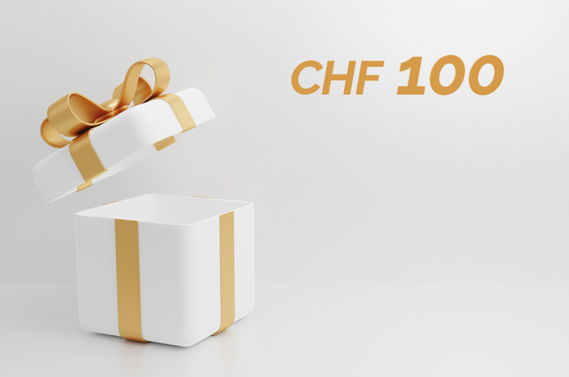 CHF 100 value voucher