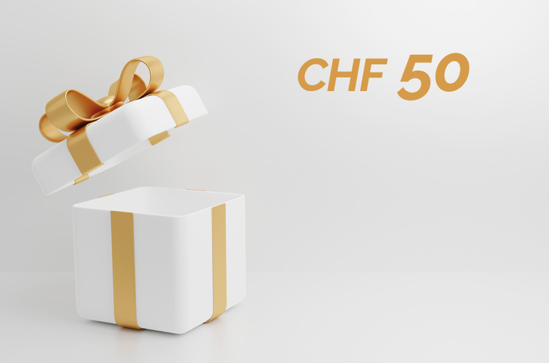 CHF 50 value voucher